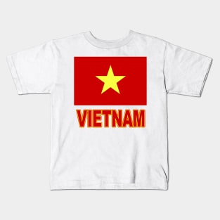 The Pride of Vietnam - Vietnamese Flag Design Kids T-Shirt